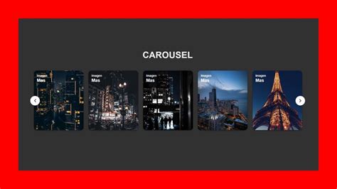 Como Hacer Un Carrusel En Html Y Css Y Javascript Youtube