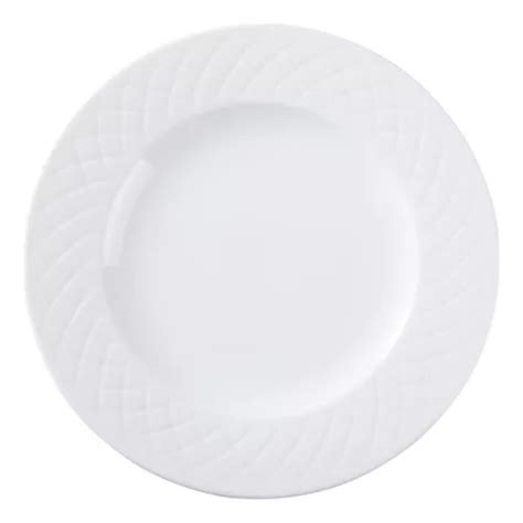 Prato Raso Tramontina Porcelana Ingrid 27cm Cor Branco Liso MercadoLivre