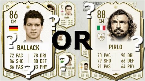 Icon Swaps 86 Ballack Or 88 Pirlo Icon Swaps Fifa 20 Ultimate Team