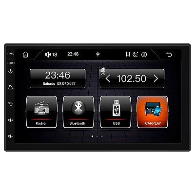 Multim Dia Plus Carplay Roadstar Full Touch Capacitiva Painel