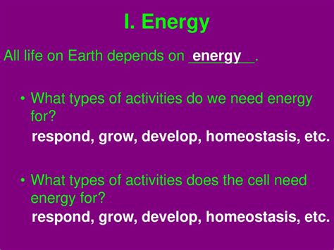 Biology Notes Cell Energy Part 2 Pages Ppt Download