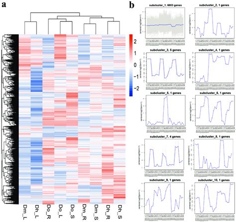 Expression Profiles Of All DEGs A The Heatmap Of DEGs And The FPKM