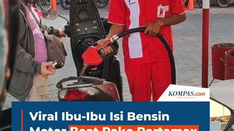 Viral Ibu Ibu Isi Bensin Motor Beat Pake Pertamax Turbo Bolehkah