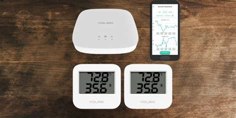 Yolink Smart Wireless Temperature Humidity Sensor Wide Off