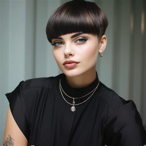 Classic And Retro Bowl Cut Women For In Bowl Haircut