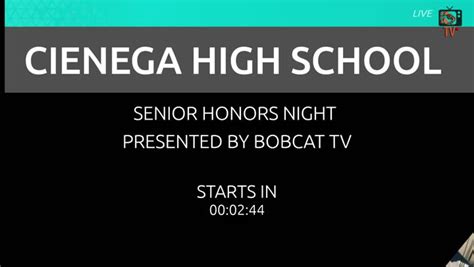 Cienega High School 2022 Honors Night : Bobcat TV : Free Download ...