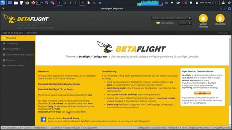 Cara Flash Firmware Betaflight 4 4 1 Geprc Cinelog20 Update