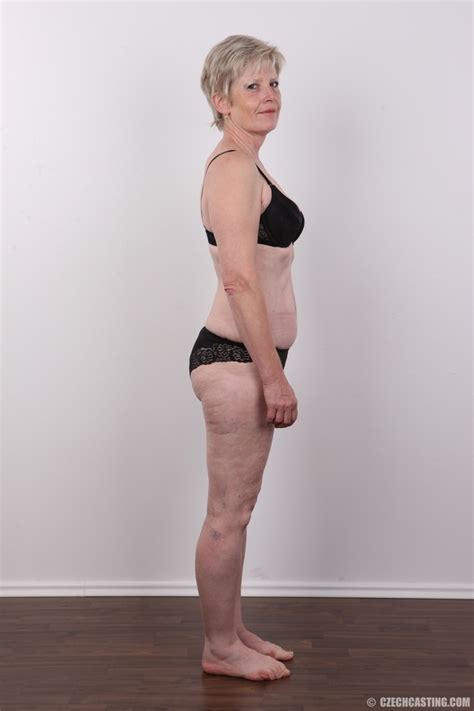 Hot Granny With Blonde Hair Wearing Gray Sc XXX Dessert Picture 8