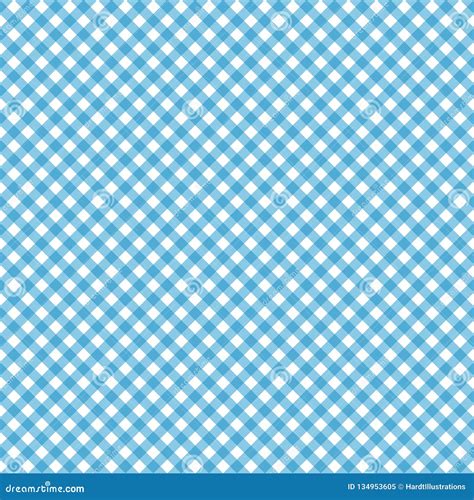 Smooth Diagonal Gingham Seamless Pattern Stock Vector Illustration Of