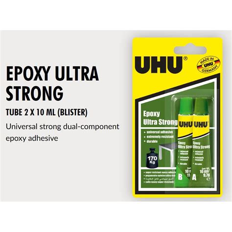 Uhu Epoxy Ultra Strong Tube X Ml Umistrong Pte Ltd