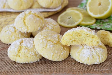 Biscotti Al Limone Dolci Soffici Cottura Solo Minuti