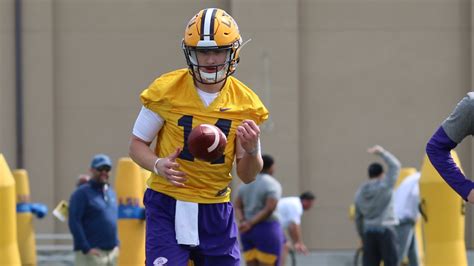 Watch Lsu Qb Max Johnson Putting In The Work