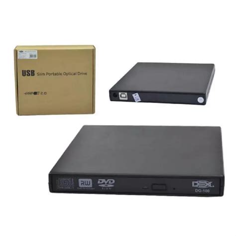 Gravador Leitor De Dvd Externo Usb Preto Dex Dg Shopee Brasil