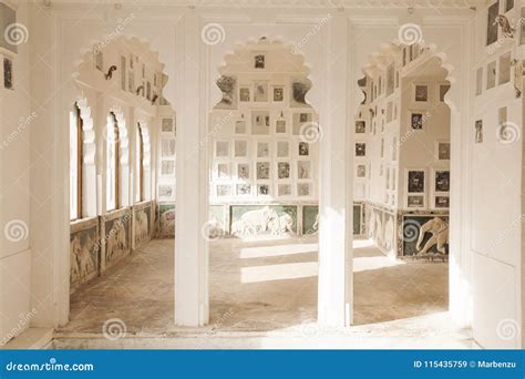 Interior Detail of Udaipur City Palace Editorial Stock Image - Image of ...