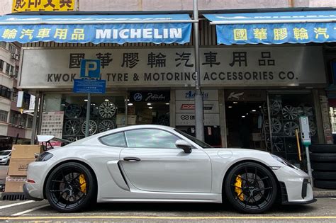 Porsche Cayman Gt Bbs Fi R Forged Satin Black Wheels Kwok