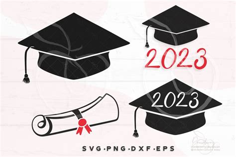 Graduation cap svg Class of 2023 Graduate design SVG337