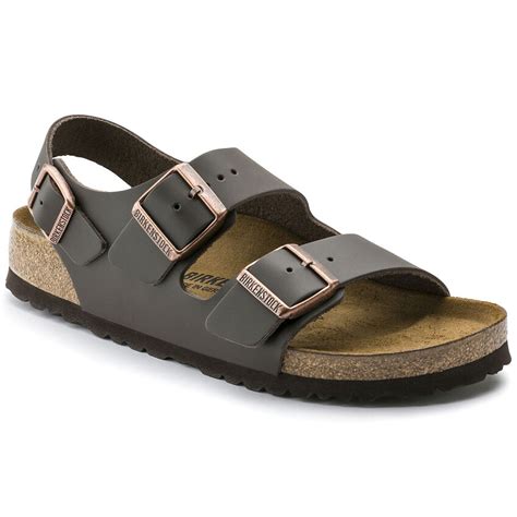 Milano Natural Leather Dark Brown Birkenstock