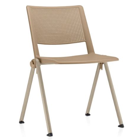 Cadeira Empilhável Fixa Lift F Base Aço Nude Lyam Decor Cadeiras Recepcao Lyam Decor Loja de