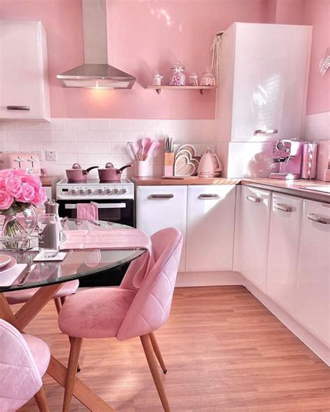 Cute Pink Kitchen Designs To Get Inspired Homemydesign