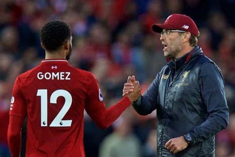 Jurgen Klopps Injury Update And Plan For Joe Gomezs Return