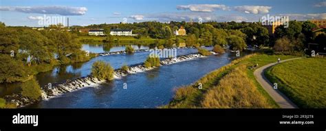 The Ruhr Valley With The Ruhr Valley Cycle Path Hattingen Ruhr Area