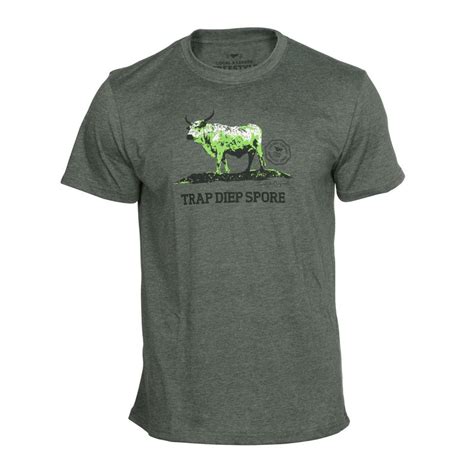 Tee Freestyle Nguni Green On Olive Melange T Shirt Freestyle Sa