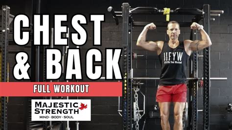 Chest And Back Workout Majestic Strength Woodbridge Canada Youtube