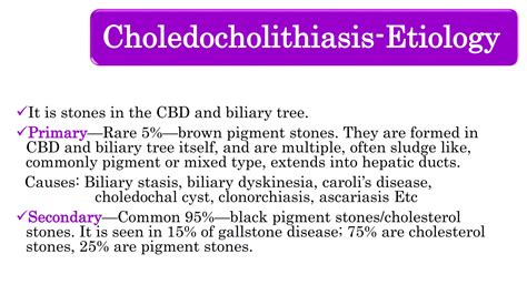 Choledocholithiasis Obstructive Jaundice Ppt