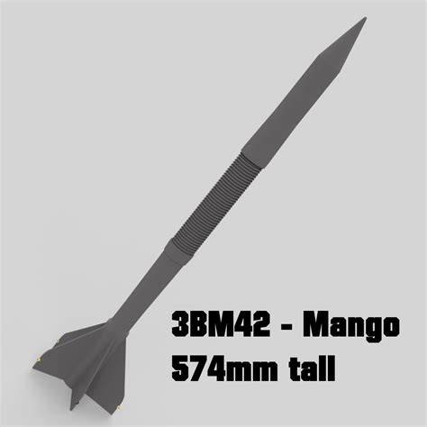 3d Printed 3bm42 Mango Apfsds Dart — Abels 3d Design Custom 3d