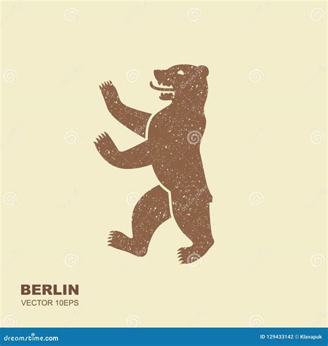 Symbol Of Berlin, Germany Bear. Vector Illustration | CartoonDealer.com #196942158