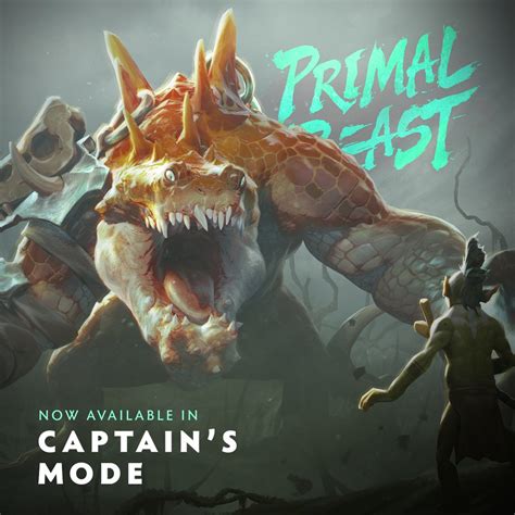 Wykrhm Reddy On Twitter Primal Beast Is Now In Captain S Mode Dota2