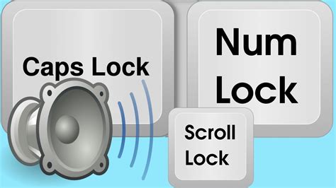 Caps Lock Num Lock Scroll Lock Turn Key Tones On Or Off YouTube