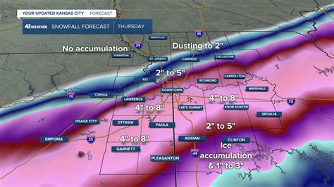 Weather Blog: Snow in Kansas City's forecast for Thursday