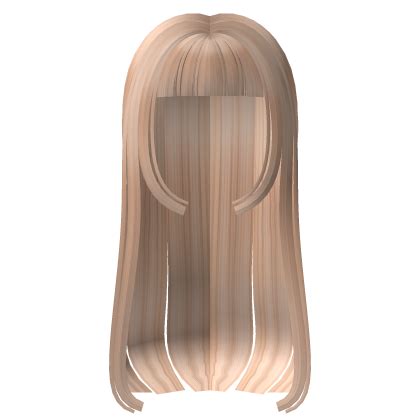 Blonde Straight Hime Cut Roblox