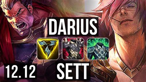 Darius Vs Sett Top 3 6m Mastery 14 1 4 Legendary 700 Games Na