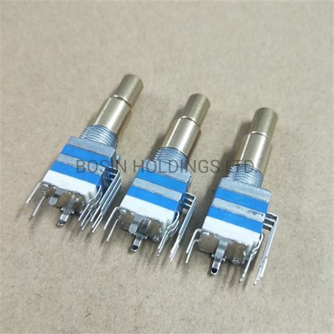 9mm Dual Concentric Shaft Rotary Potentiometer With Push Switch China