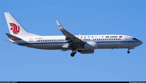 B-5500 Air China Boeing 737-89L(WL) Photo by ZUCKGYQ | ID 1549934 ...