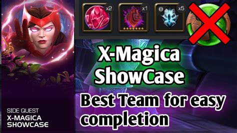 X Magica Showcase Best Team For Easy Completion Mcoc Youtube