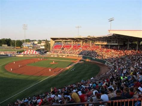 McCoy Stadium, home of the Pawtucket Red Sox, Triple-A affiliate of the ...