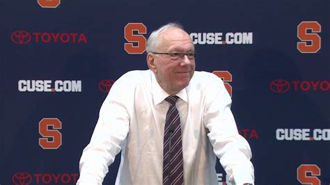 Jim Boeheim Vs Miami Postgame YouTube