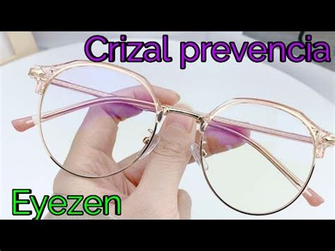 Eyezen Crizal Prevencia Coting Blue Uv Capture Blue Filtering Lenses