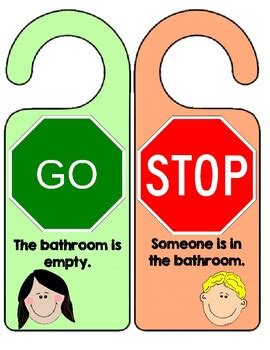 Bathroom Door Sign by Always in 2nd | TPT