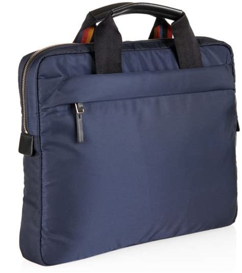 Paul Smith Nylon Laptop Bag In Blue For Men Navy Lyst