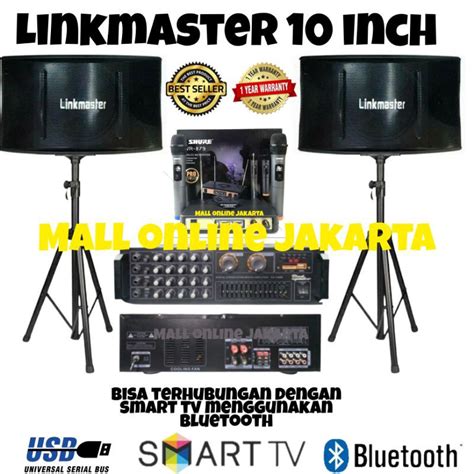 Jual Promo Murah Paket Audio Sound System Bluetooth Linkmaster Paketan