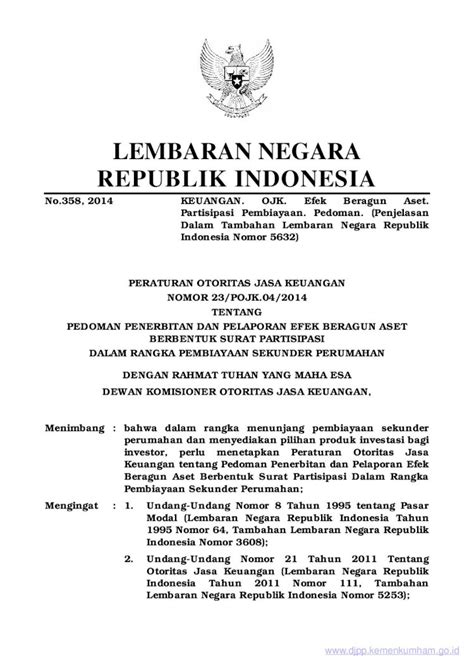 Pdf Lembaran Negara Republik Indonesia Berbentuk