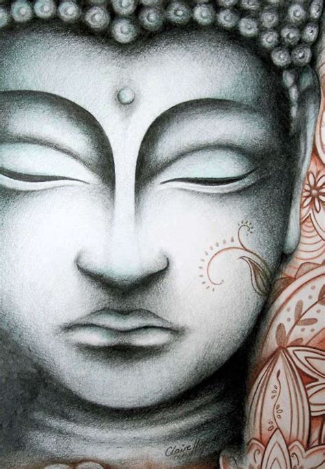 Gautam Buddha Pencil Art