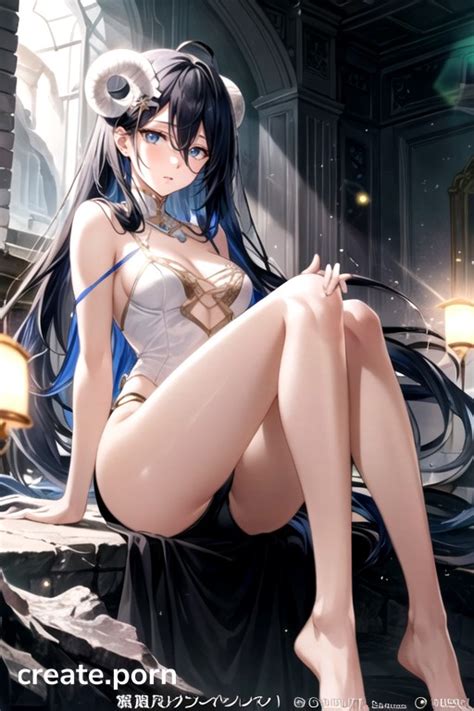 Stockings Ultra Detailed Albedo Overlord AI Porn