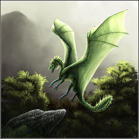 Another Green Dragon By Isdrake On Deviantart