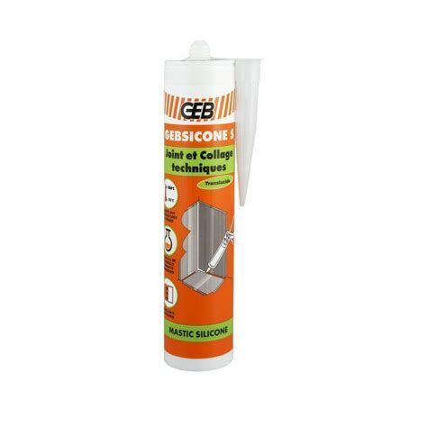 Cartouche Mastic Silicone Gebsicone 310 Ml Geb