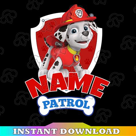 Personalized Name Paw Patrol Chase Birthday Png Birthday B Inspire